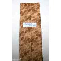 Tie Brown Polyester Neck Tie Florenteen Superba Brand  52 " Long  3 1/2"  Wide