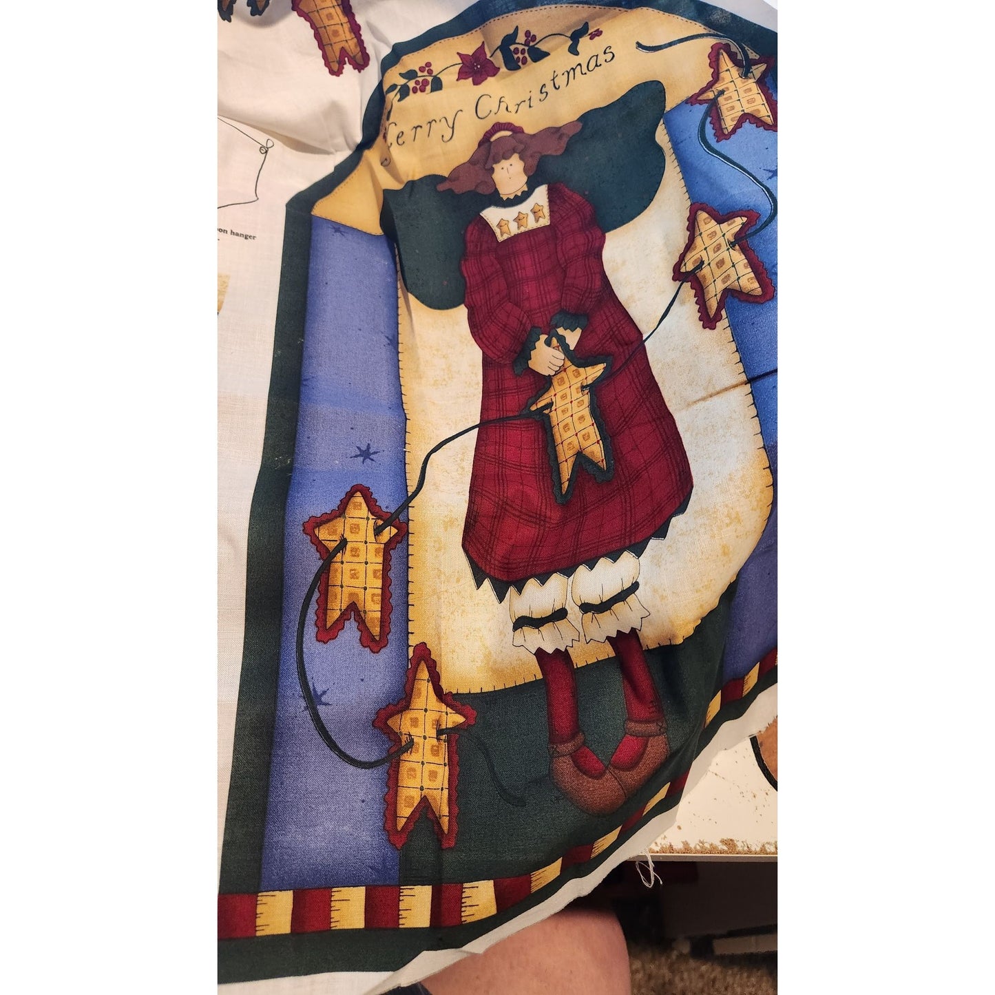 Craft Kit Whispering Pines Christmas Panel 36 x 60 Make several items applique