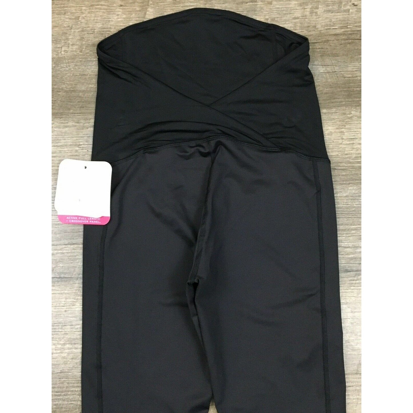 Pants Women's Isabel Size XS Black Maternity Crossover Panel Active Leggings