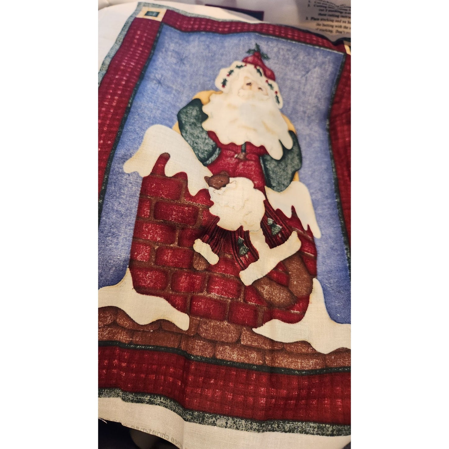 Craft Kit Whispering Pines Christmas Panel 36 x 60 Make several items applique