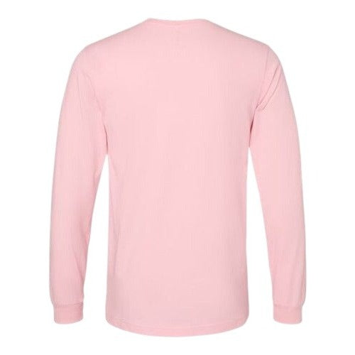 T-Shirt Pink  Long Sleeve Bella 100% Cotton Size  XLarge Comfort Fit
