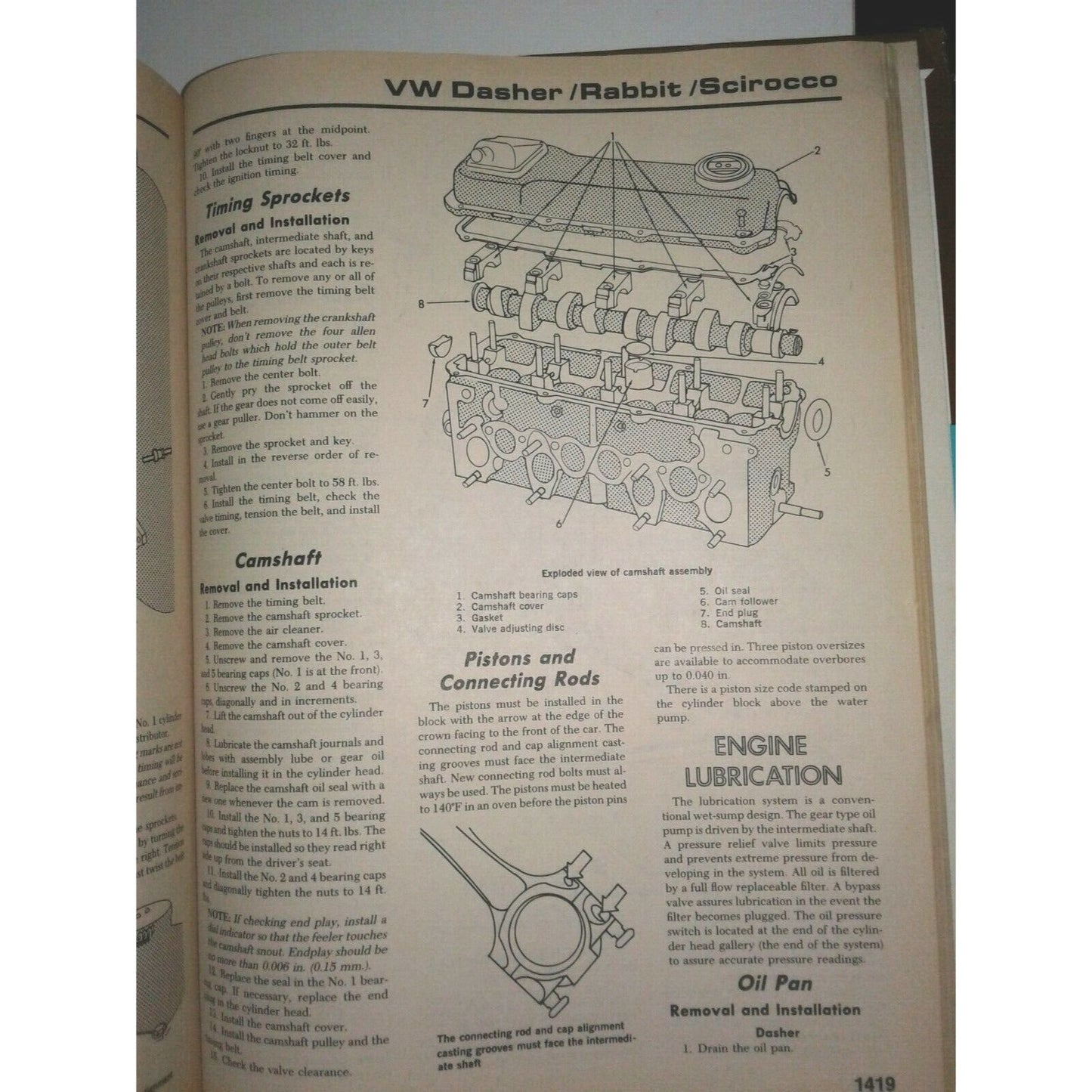 1977 Chilton's Import Automotive Repair Manual 4th Edition  Audi -Volkswagen