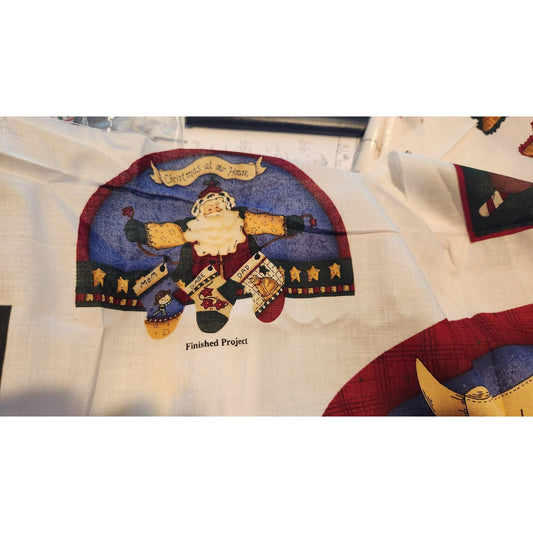 Craft Kit Whispering Pines Christmas Panel 36 x 60 Make several items applique