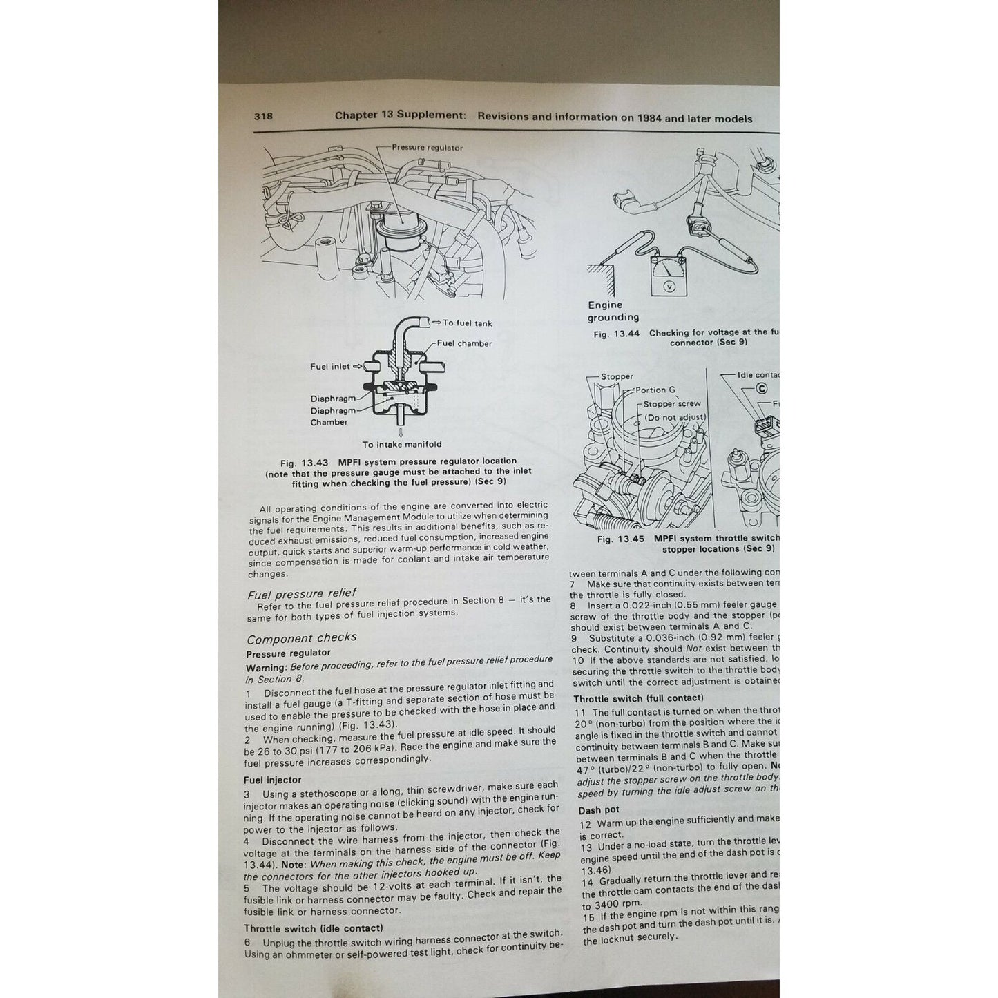 1980 - 1999  Haynes Subaru 1600 & 1800  Automotive Repair Manual Teardown