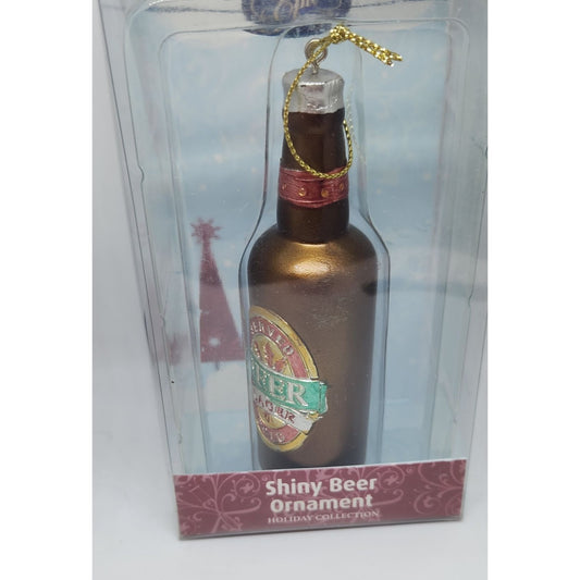 Christmas Ornament Shiny Beer  4 1/2" Tall Epic Hanging