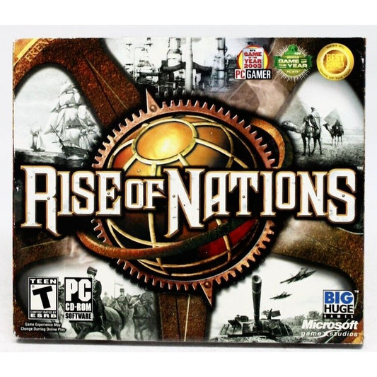 Rise of Nations (PC, 2003) Game Choose one of 18 major civilizations from the Aztecs to the Nubians