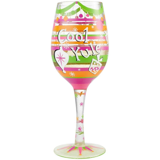 Lolita Wine Glass Love My Wine Cool Yule 15 oz Glass