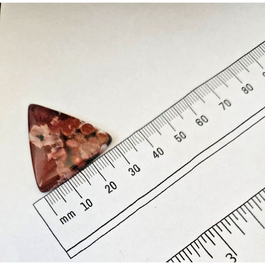 Gemstones Loose Coffee Jasper Triangle 6.2 gr Pendant Size 32 mm x 32 mm