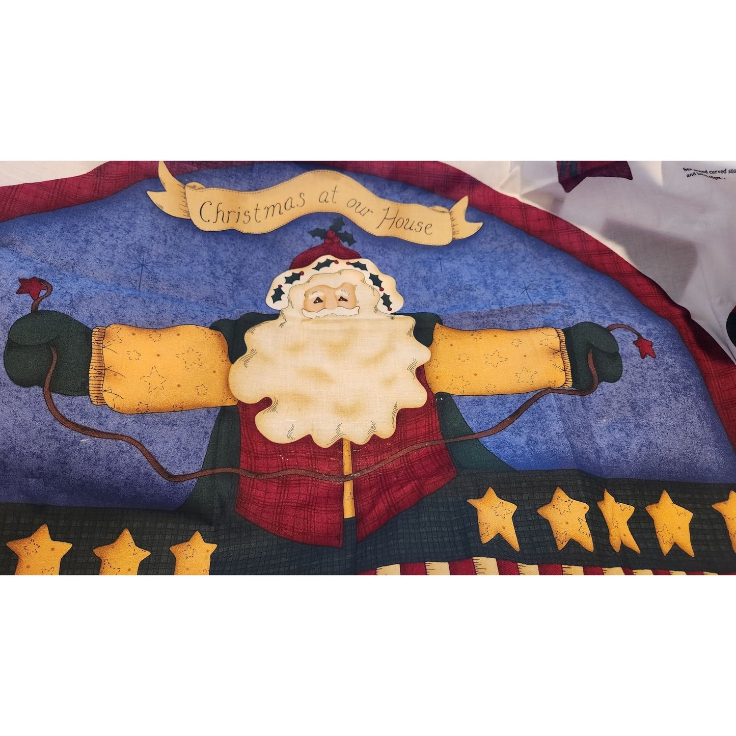 Craft Kit Whispering Pines Christmas Panel 36 x 60 Make several items applique