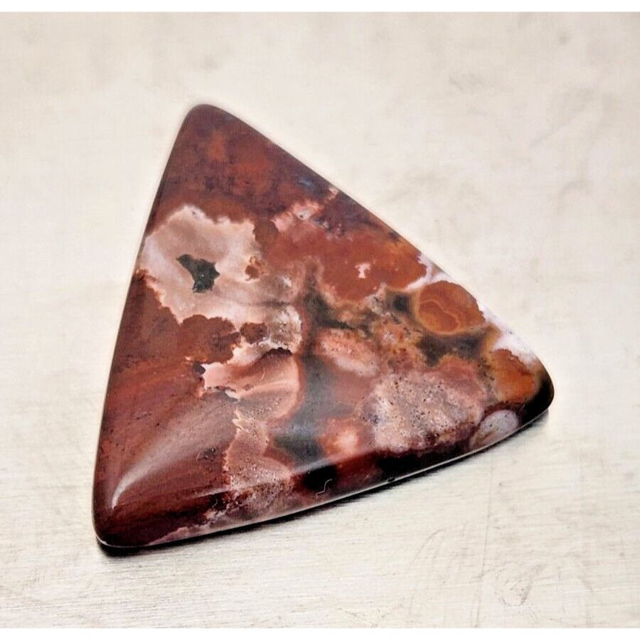 Gemstones Loose Coffee Jasper Triangle 6.2 gr Pendant Size 32 mm x 32 mm