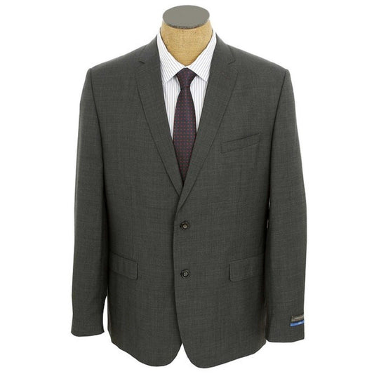 Jacket Vince Camuto Size 40 L Mens Charcoal Gray Nailhead Wool Sportscoat Blazer