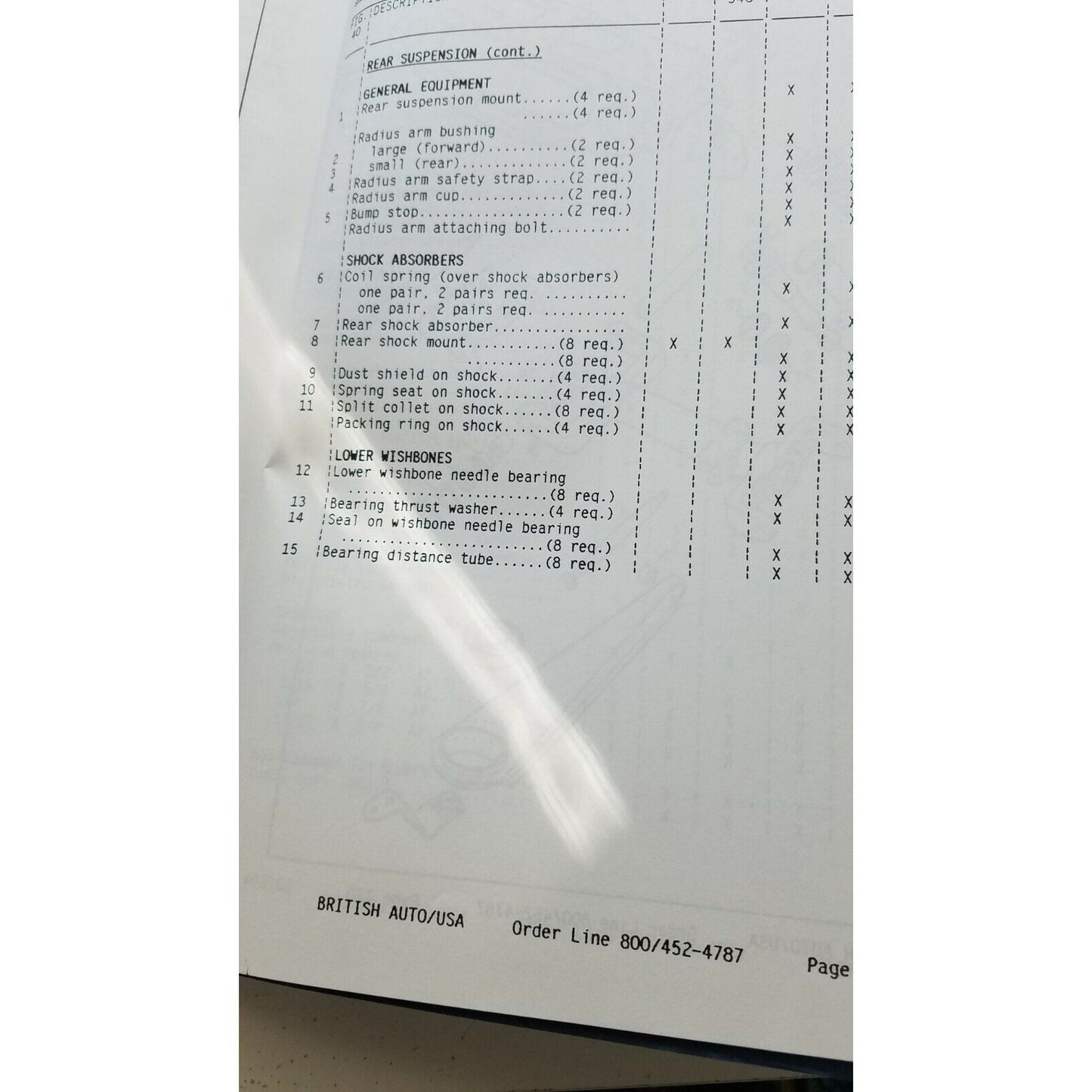 Book British Auto USA Late Saloons Catalogue Jaguar Custom Order Form inside