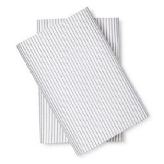 Pillowcases Blue White Stripe Room Essentials Microfiber 20 x 30 Set of 2
