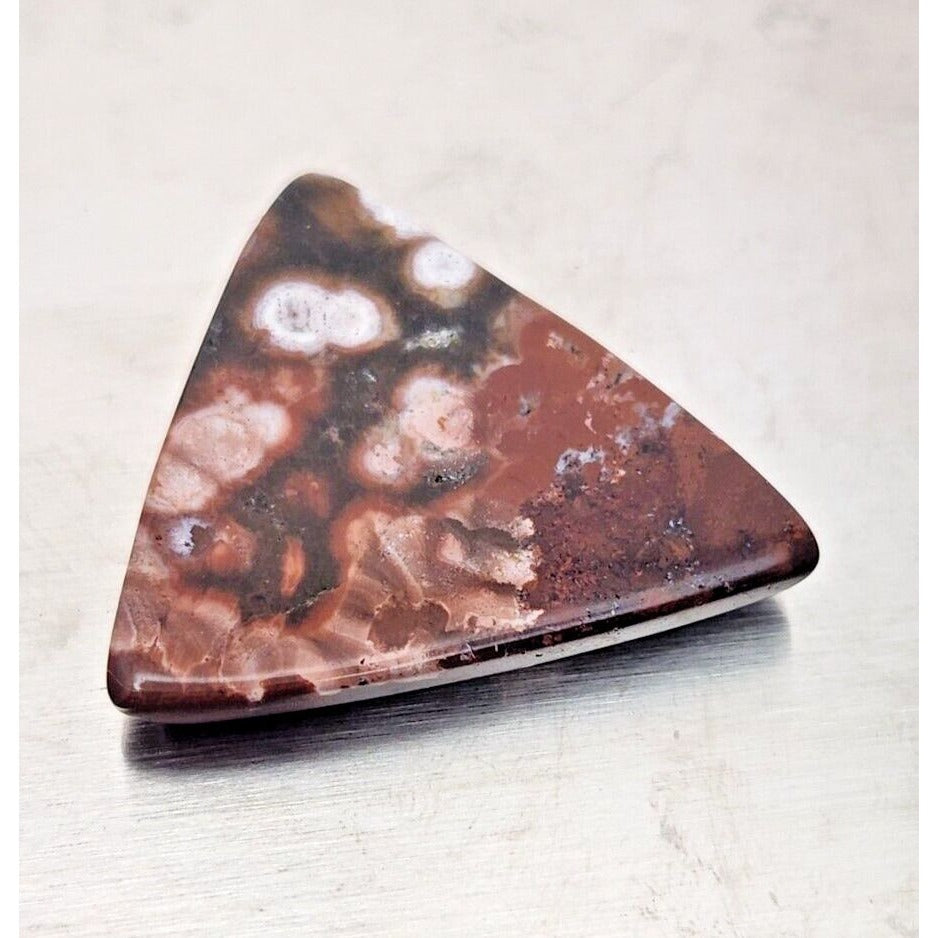 Gemstones Loose Coffee Jasper Triangle 6.2 gr Pendant Size 32 mm x 32 mm