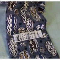 Tie Men's 100 % Polyester City Streets Neck Tie Gray Black Geometric Made in USA