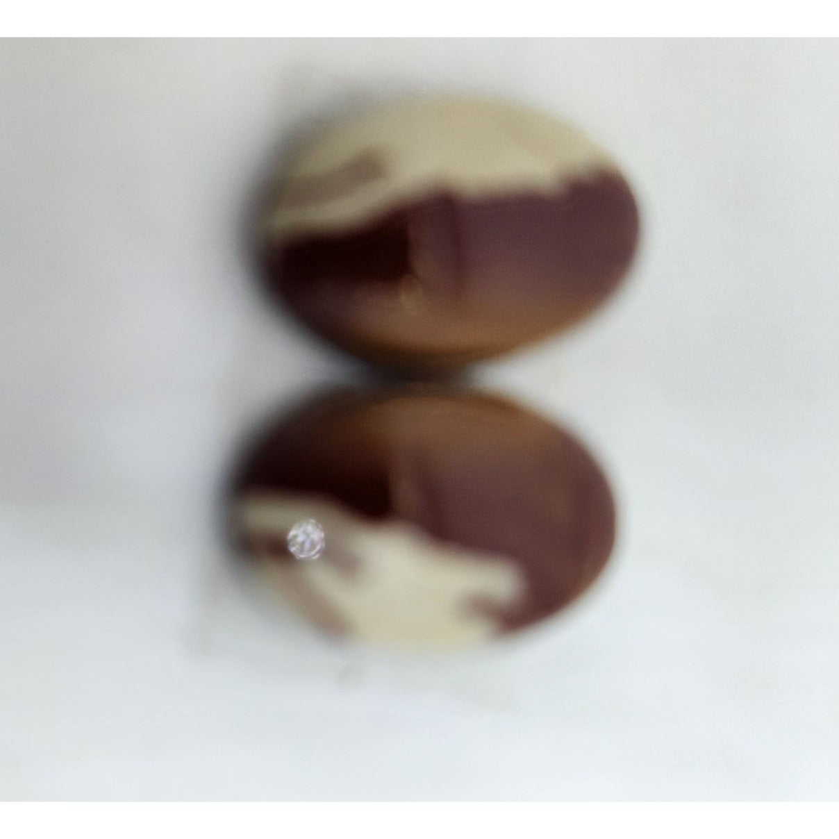 Gemstone Loose Picasso Jasper Stone Matched Pair Earrings 14 ct  2.4 gr