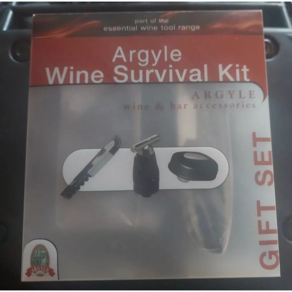 Wine Survival Kit by Argyle Wine & Bar Accessories Waiter Friend Wine Pump Champagne Stopper