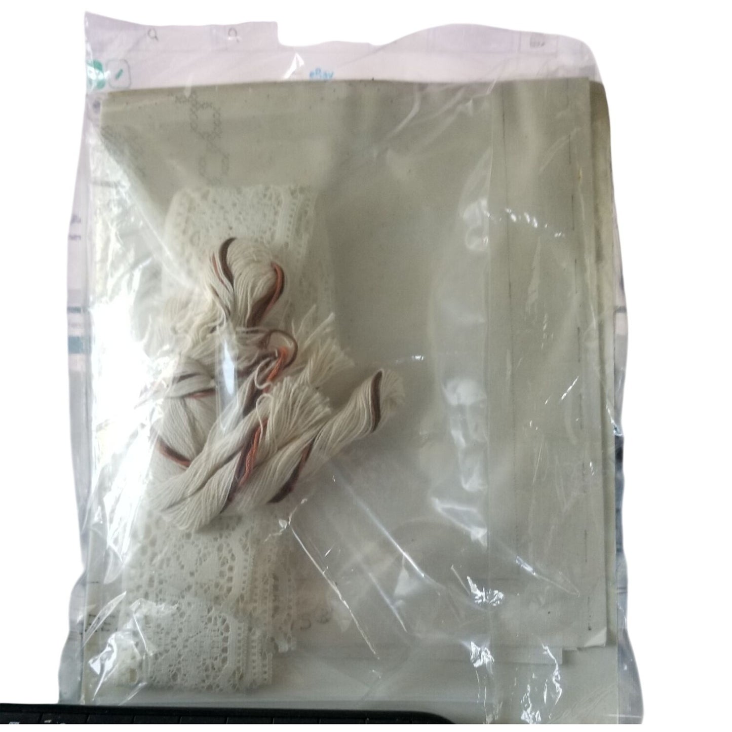 Craft Kit Candlewick Kit Lace Edge Pillow 12" square