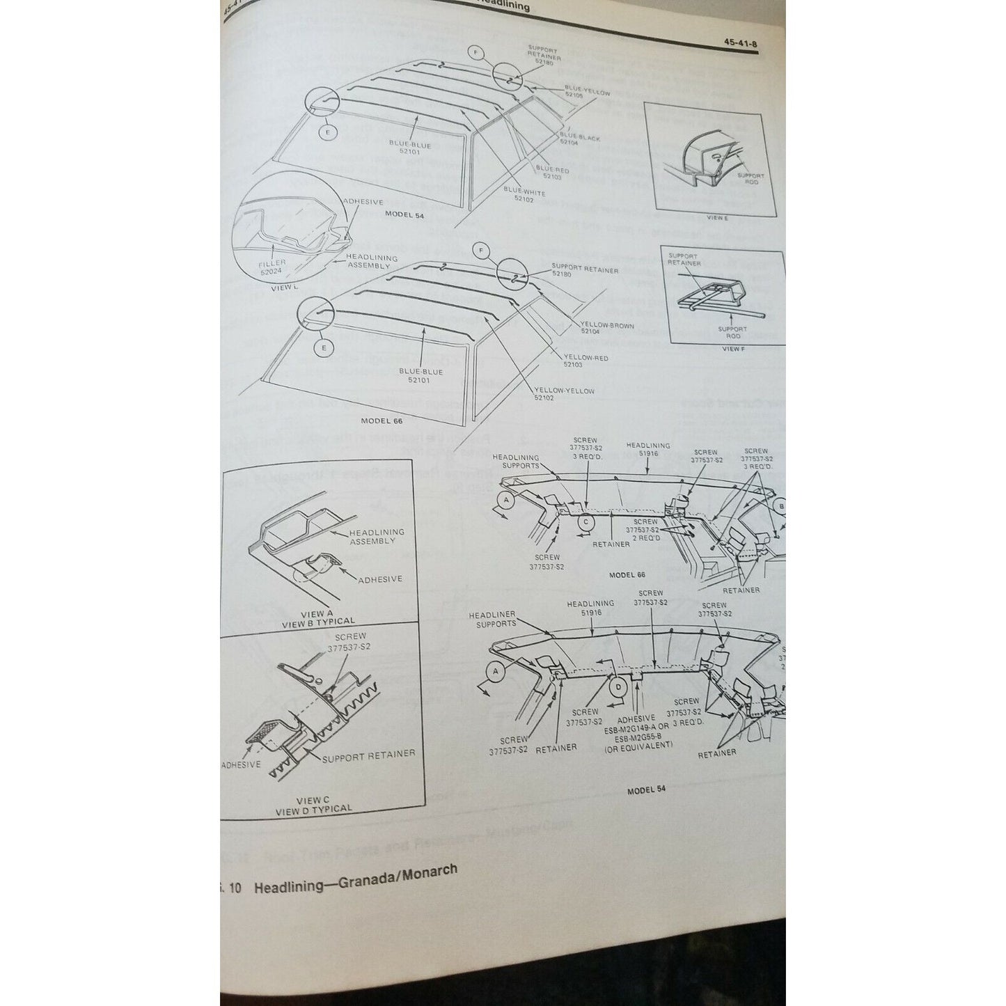 Book 1980 Car Shop Manual Chassis Pinto Bobcat Mustang Capri Granada Monarch