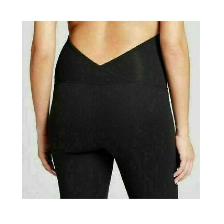 Pants Women's Isabel Size XS Black Maternity Crossover Panel Active Leggings