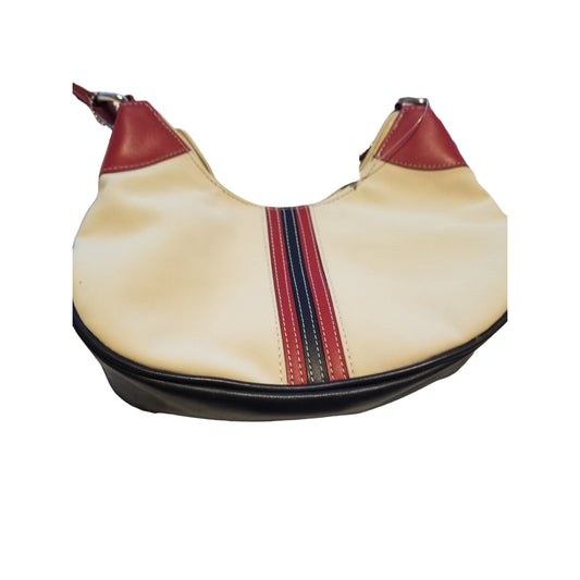 Purse Bag Shoulder 10" x  6" x 3"    15" Strap inside Zipper and 2 slit pockets Zip Top