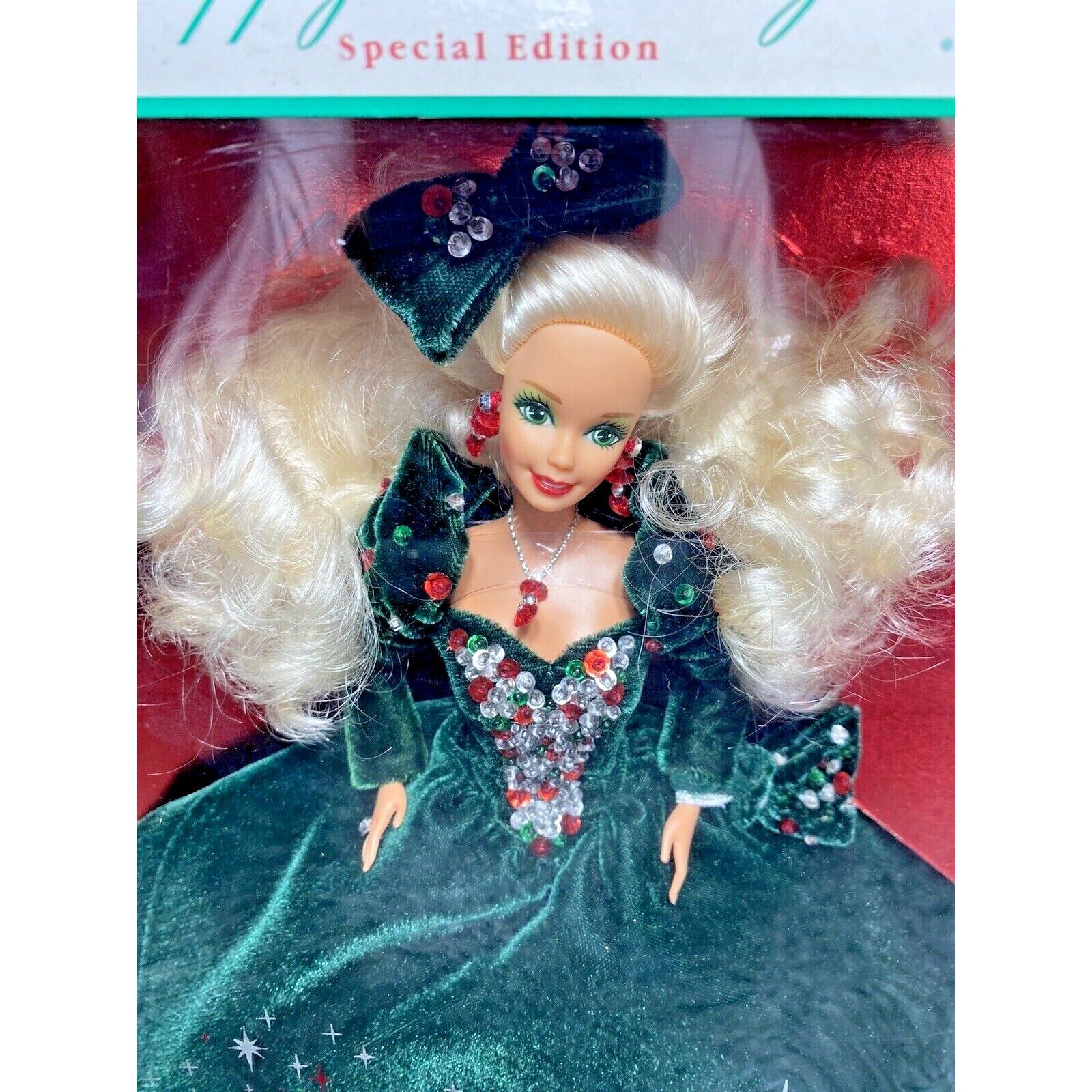 Vintage 1991 Happy Holidays Barbie Doll Christmas Special Edition Matt Taiphoon by Design Vintage 1991 Happy Holidays Barbie Doll Christmas Special Edition Matt Taiphoon by Design