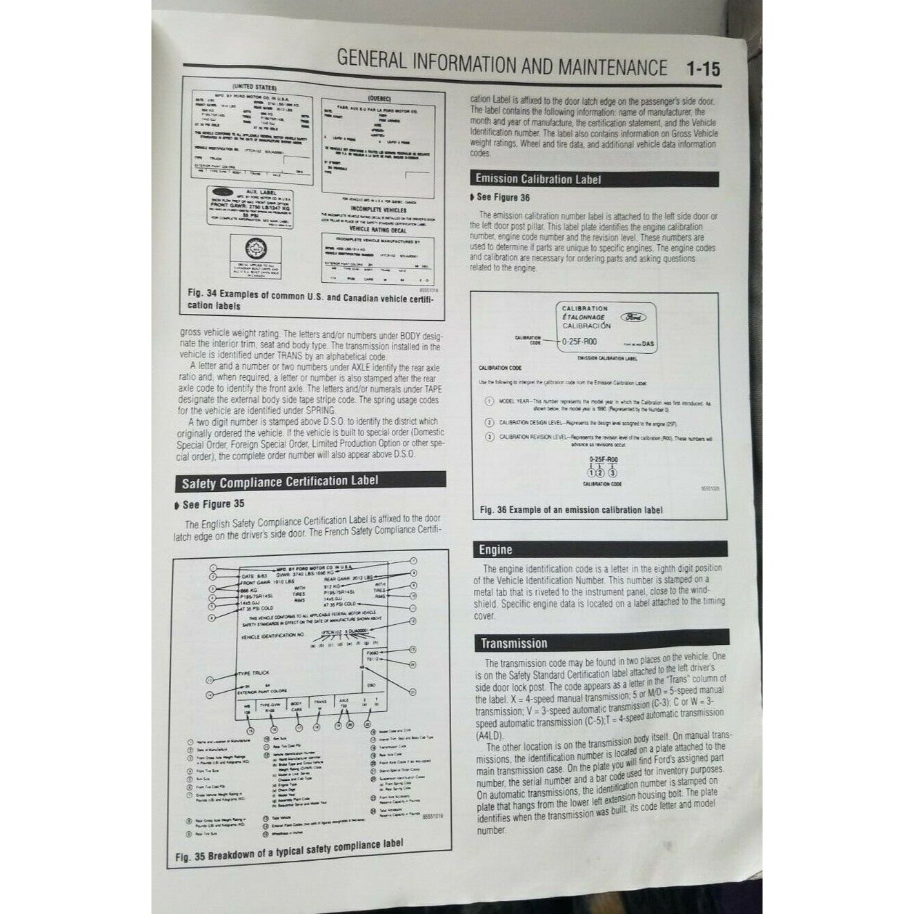 1983 - 90  Chilton's Ford Ranger Bronco II Repair Manual 2 and 4 Wheel Drive