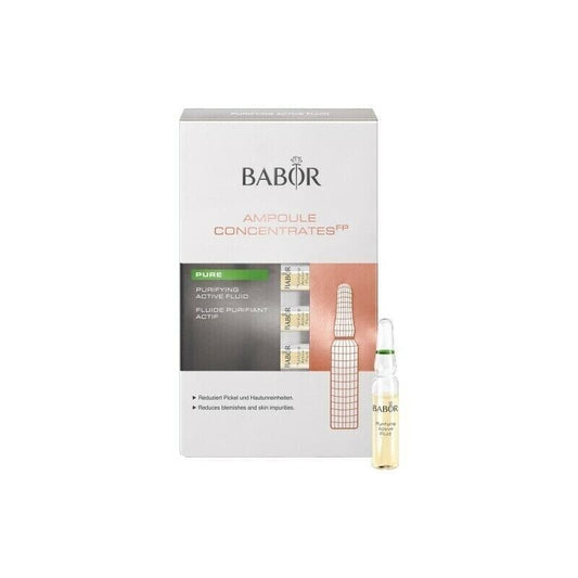 Skin Care BABOR Ampoule Concentrates Pure Purifying Active Fluid 14ml 7x2ml NEW