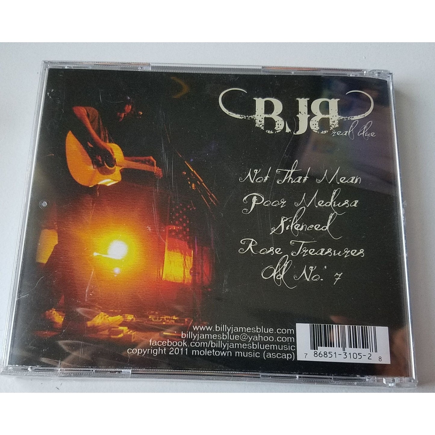 CD Billy James Blue 2011 moletown  music 5 tracks