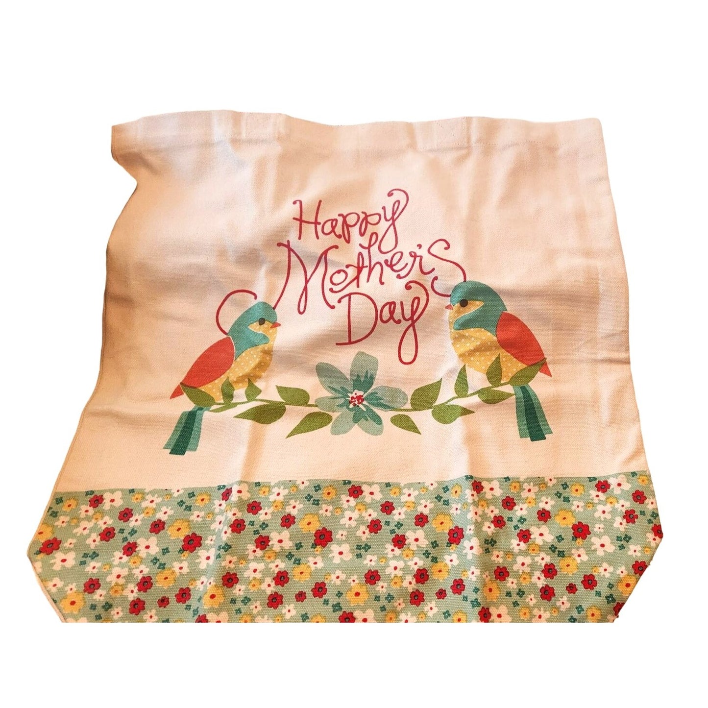 Bags Canvas Shopping  Set 3 Canvas Say  "Hello Spring "  "  Happy Mother's Day"  " April Showers Bring May Flowers"