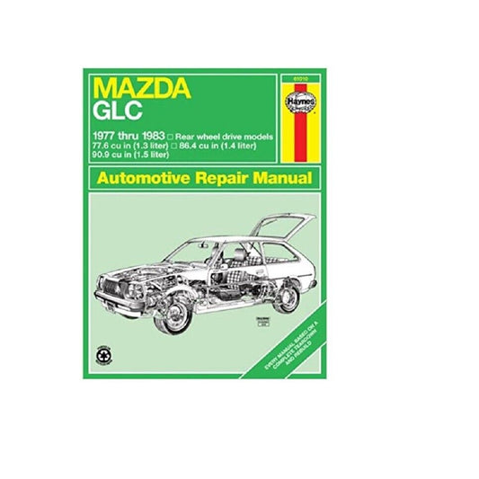 1977 to 1983 Repair Manual Haynes Mazda GLC rwd  Owners Workshop Manual
