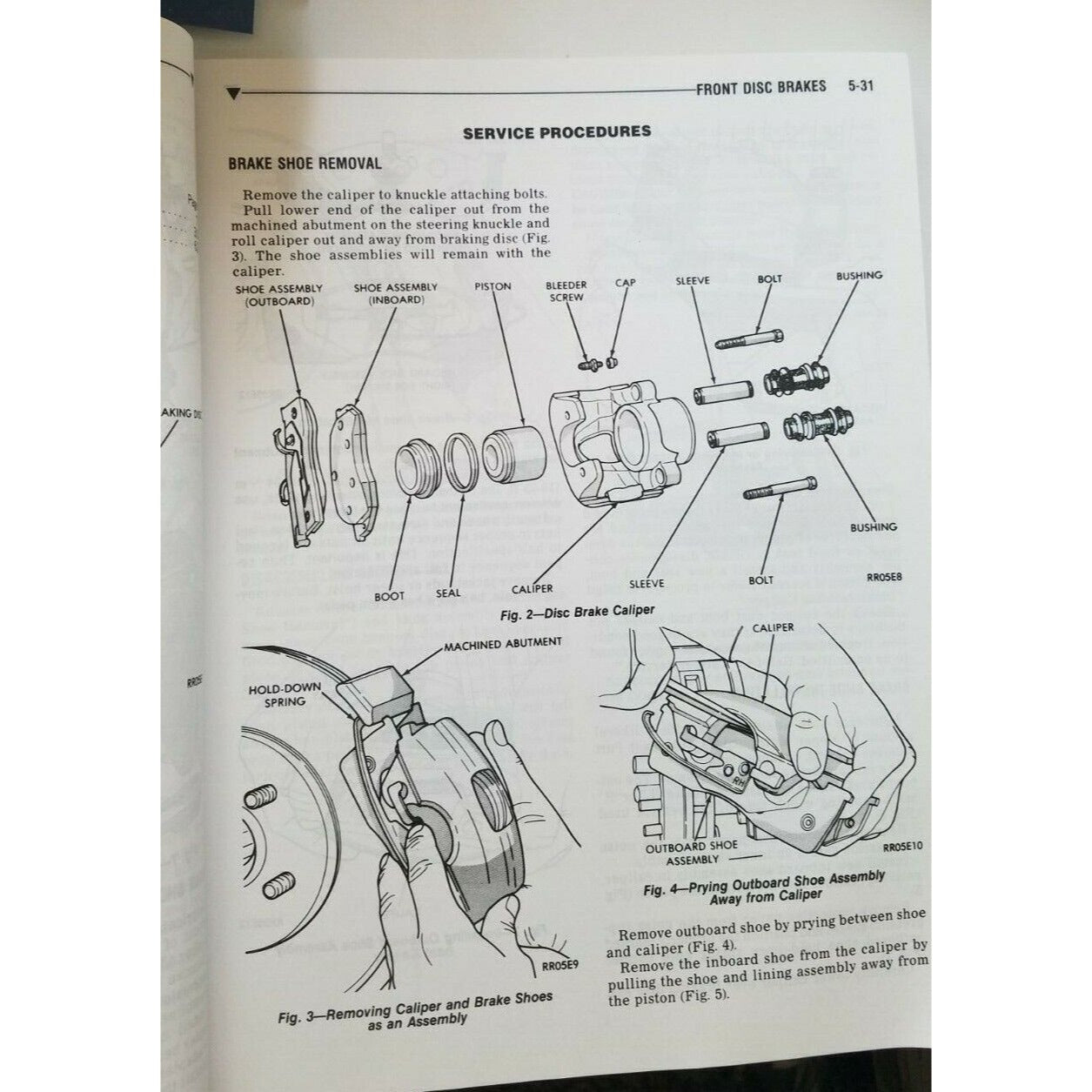 1988 Chrysler Service Manual Engine Chassis & Body Front Wheel Drive Car