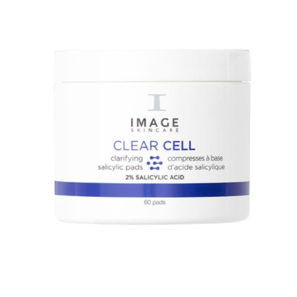 Skincare IMAGE Skincare, CLEAR CELL Clarifying  Salicylic Clarifying Pads, 60 Pads Exfoliating Wipes to Clarify Pores for Oily Prone Skin