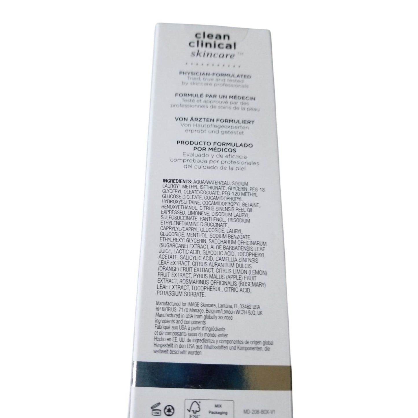 Skincare Image Restoring Facial Cleanser 4 oz new
