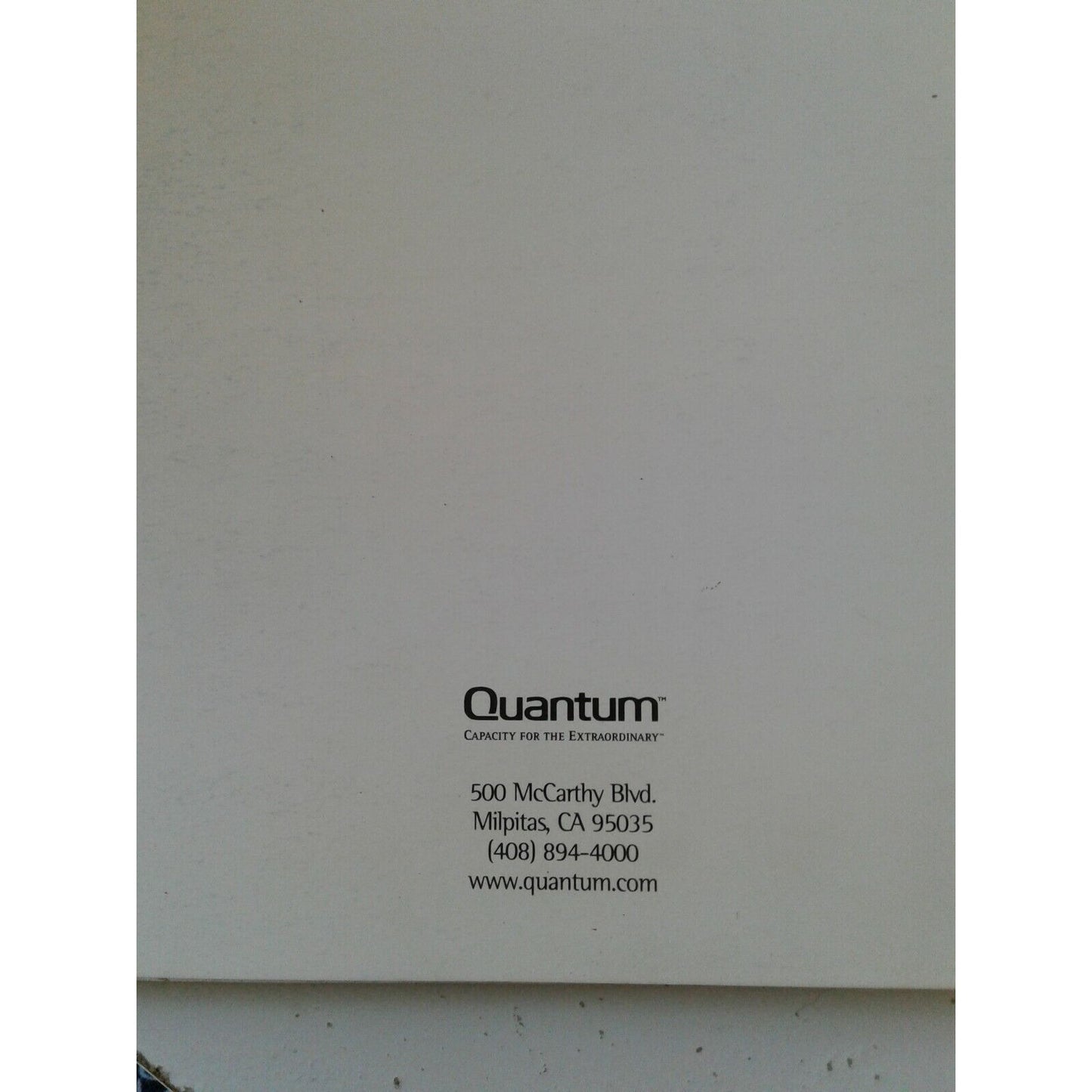 Manual Quantum Bigfoot TX 4.0 / 6.0 / 8.0 / 12.0 GB AT High Capacity Disk Drives