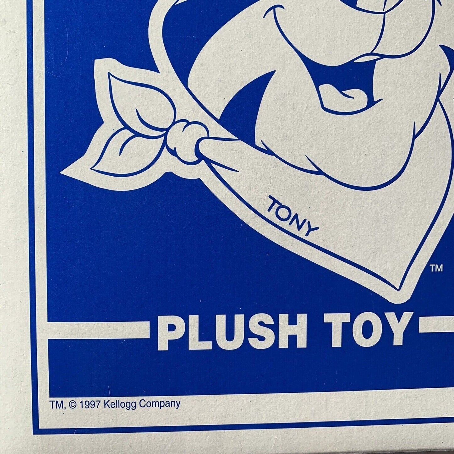 Kellogg Company Tony the Tiger Plush 1997 Toy Stuffed Animal NOS Vintage