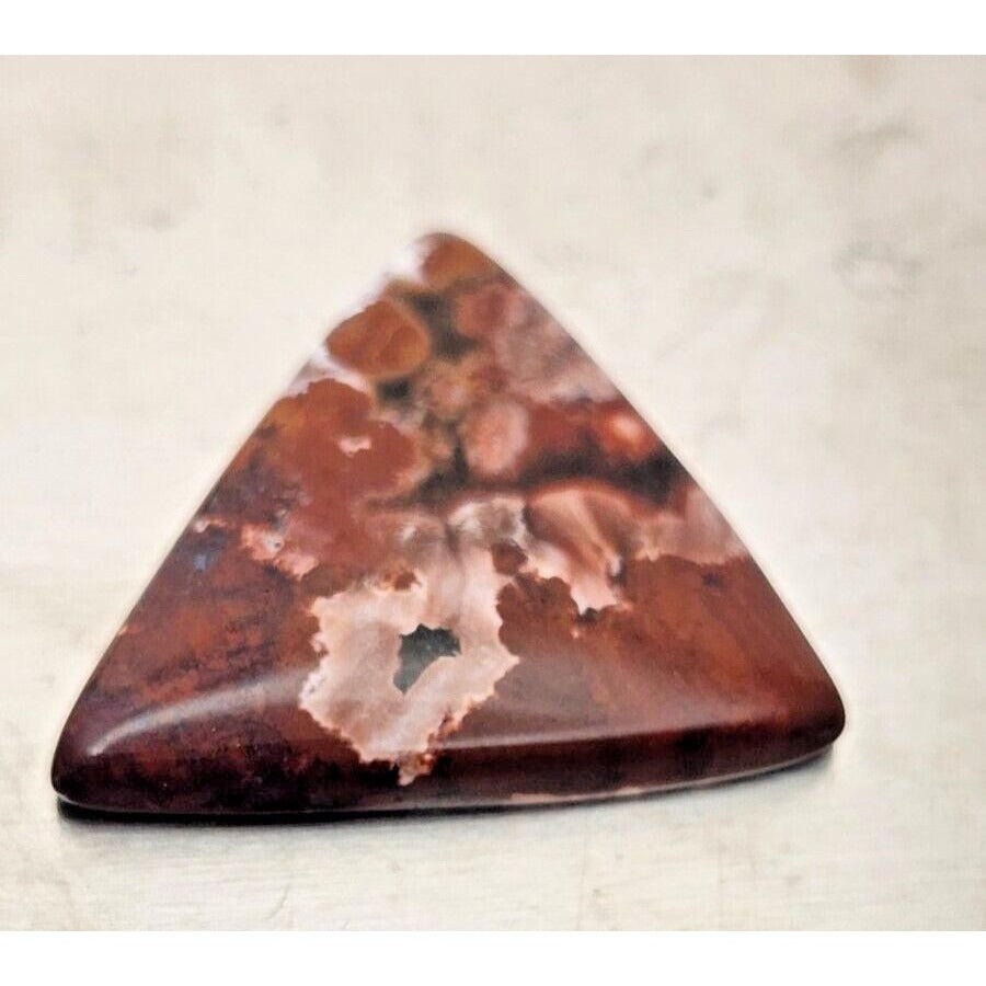 Gemstones Loose Coffee Jasper Triangle 6.2 gr Pendant Size 32 mm x 32 mm