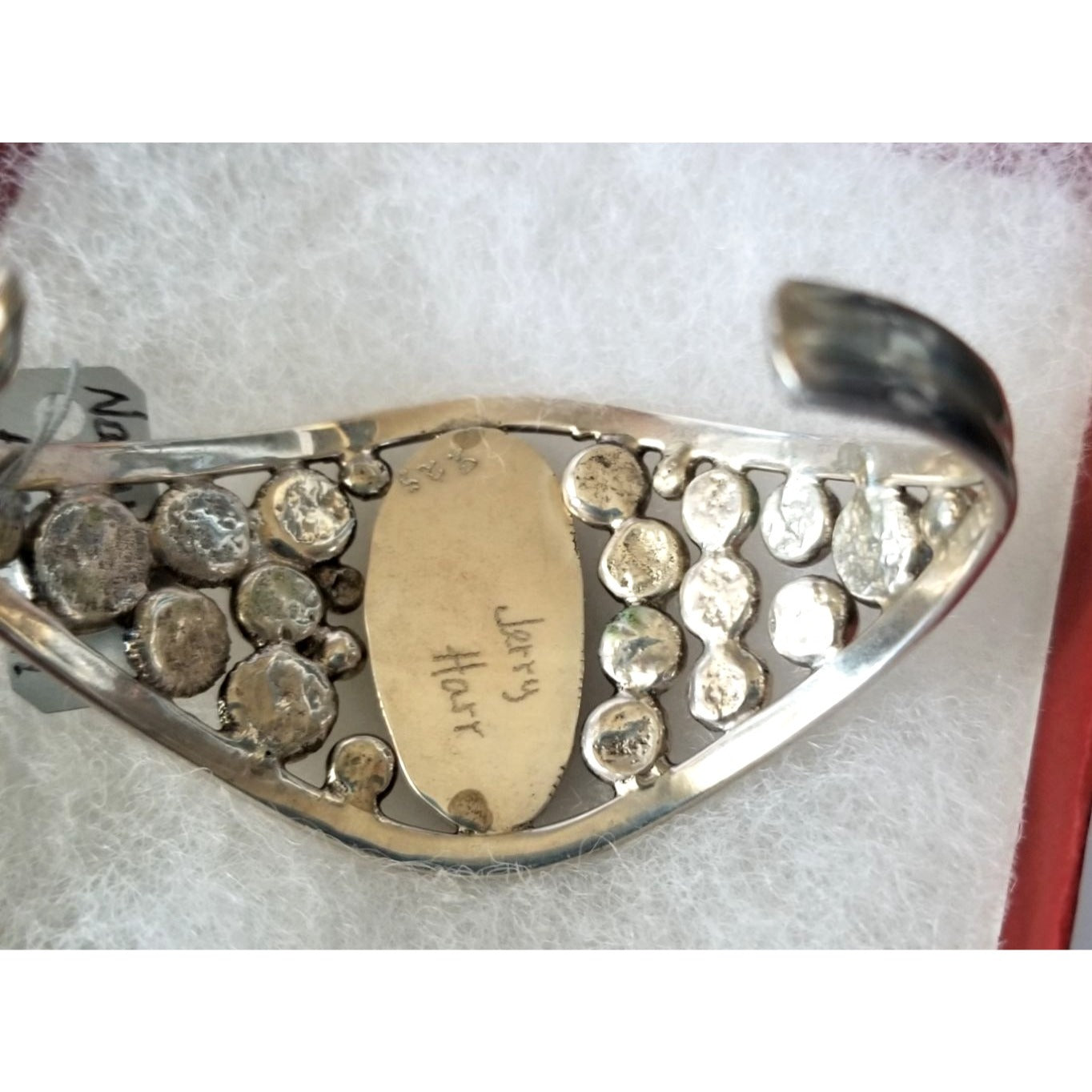 Bracelet Cuff 925 Silver Natrul Lapis Afganistan  47.4 Gr  236 ct  5 cm x 8 cm 30 mm open 40 mm High Silver Purple Silver Bubble