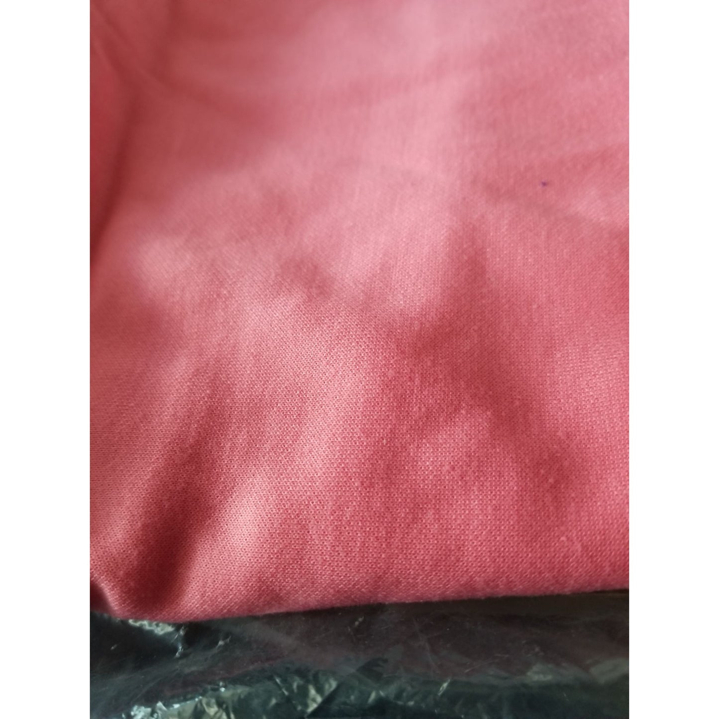 Material Peach  Light Polyester  Flowing  72" x 64"  Stretchy Flowing