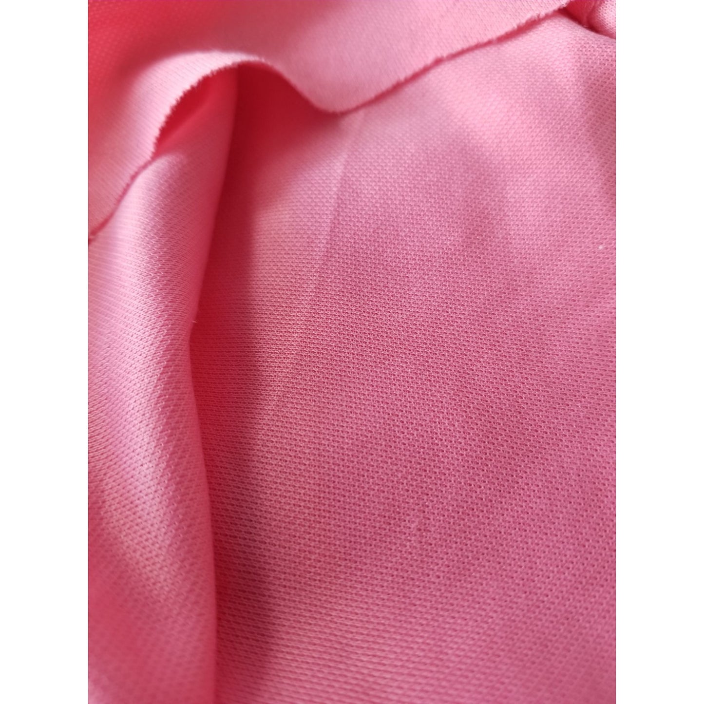 Material Peach  Light Polyester  Flowing  72" x 64"  Stretchy Flowing