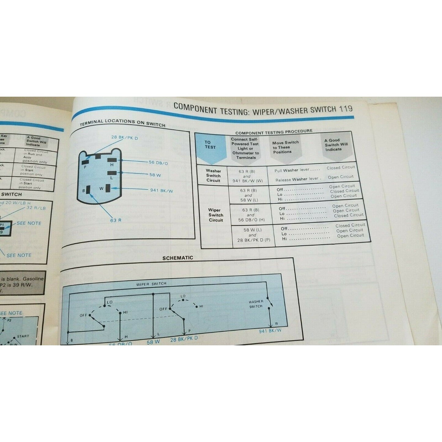 1984  Ford  Ranger Bronco II Electrical & Vacuum Troubleshooting Manual