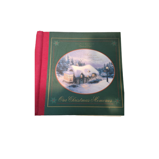 Thomas Kinkade Photo Album Our Christmas Memories 1999  20 pages both sides 9 x 9