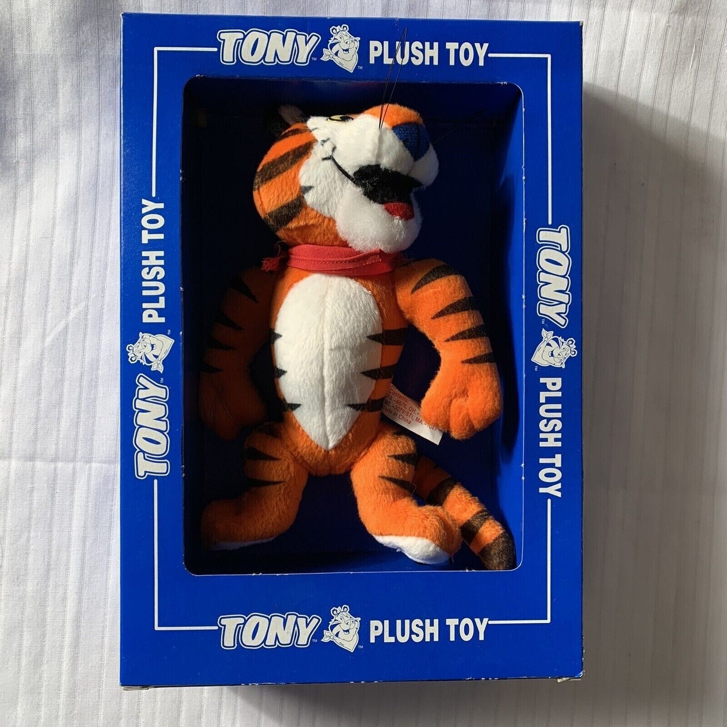 Kellogg Company Tony the Tiger Plush 1997 Toy Stuffed Animal NOS Vintage