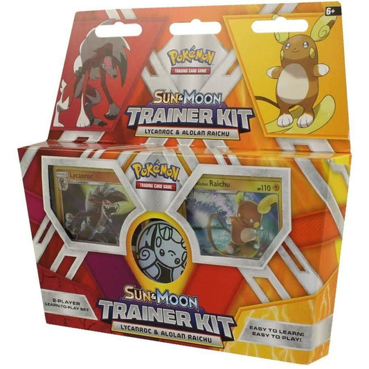 Toys Pokémon TCG: Sun & Moon Trainer Kit Lycanroc & Alolan Raichu Card Game