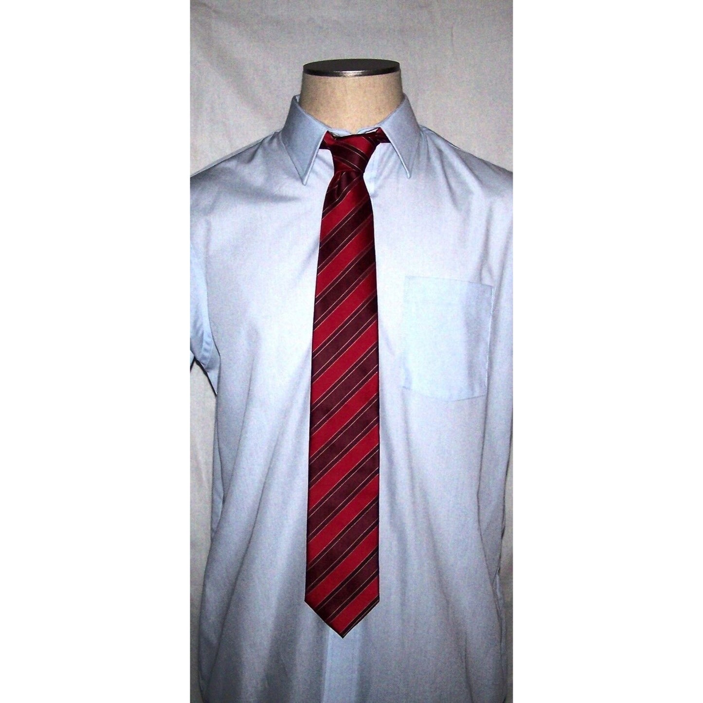 Tie Men's 100 % Silk  Neck Tie Roma Holiday Red Gold Black Stripes Black lable