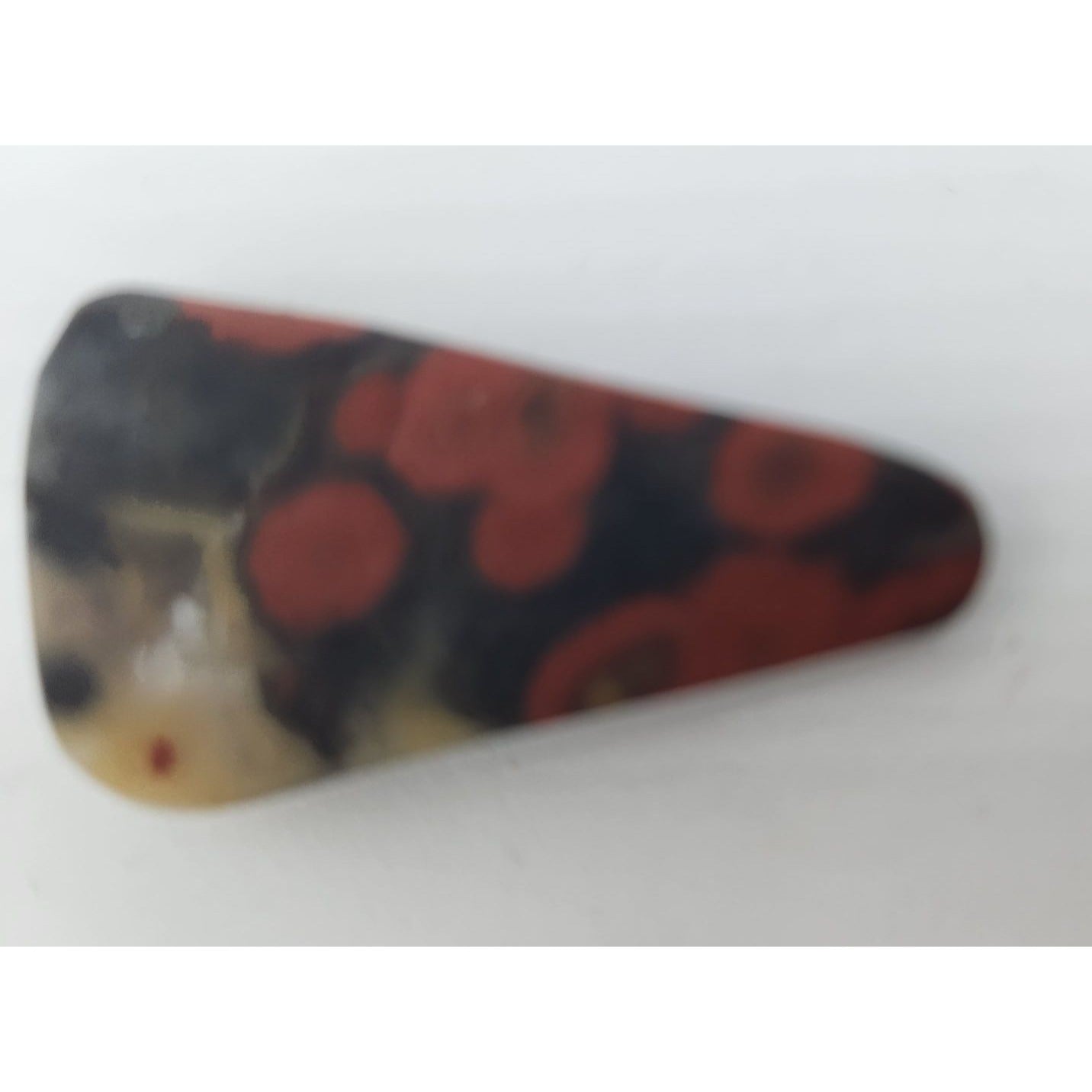 Gemstone Loose Morgan Hill Poppy Jasper Stone Cabochon Pendant Size 35 ct  6.9 gr