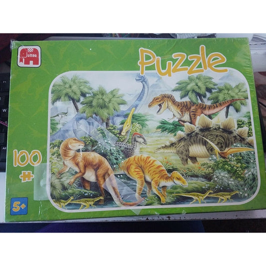 Toy Puzzle Kids Dinosaur Jigsaw 100 pieces 5+ Jumbo International Amsterdam