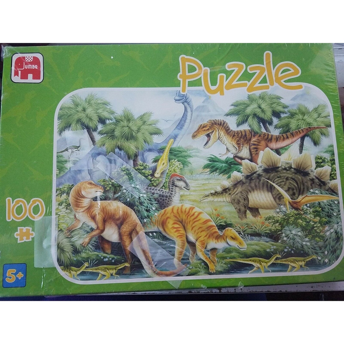 Toy Puzzle Kids Dinosaur Jigsaw 100 pieces 5+ Jumbo International Amsterdam