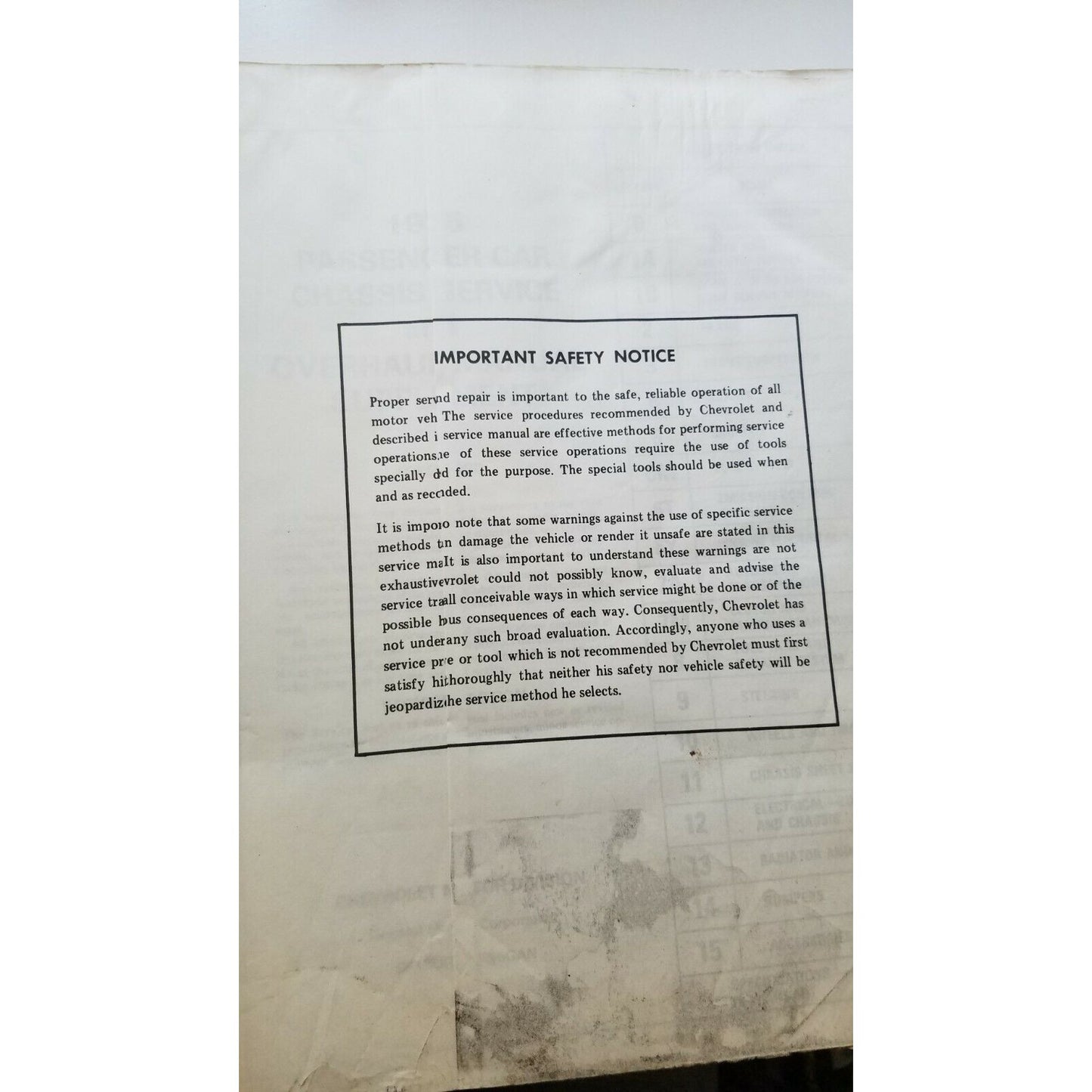 Book 1975 Chevrolet Chevelle Camaro Monte Carlo Nova Corvette Auto Service Guide
