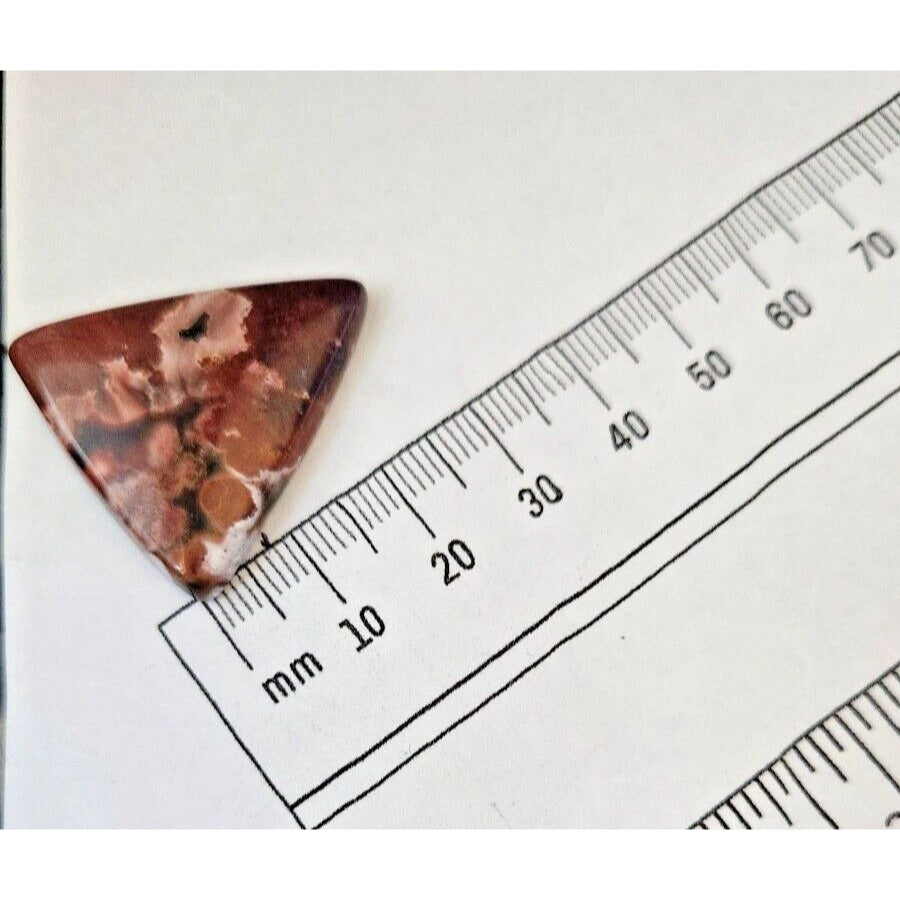 Gemstones Loose Coffee Jasper Triangle 6.2 gr Pendant Size 32 mm x 32 mm